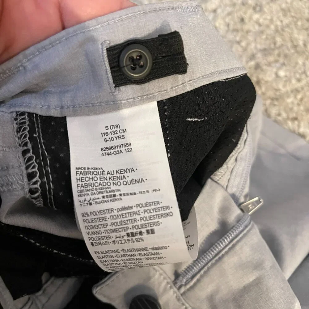 Hurley Boys Gray Hybrid Shorts S (7/8) NWOT